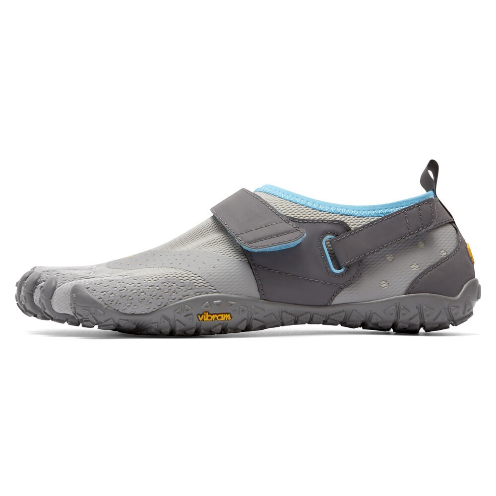 Vibram Five Fingers Womens Water Shoes - Grey/Blue - V-Aqua - 30495-GYDS